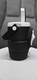 Blac or Pink Ghost Mask 3D Printed Can Cooler – 330ml