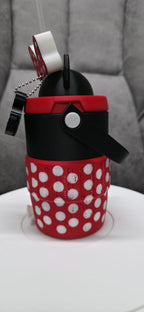 Red Bow & Polka Dot 3D Printed Can Cooler – 330ml