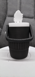 Blac or Pink Ghost Mask 3D Printed Can Cooler – 330ml