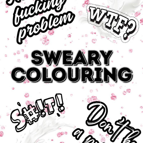 Adult themed humour colouring book 20 pages
