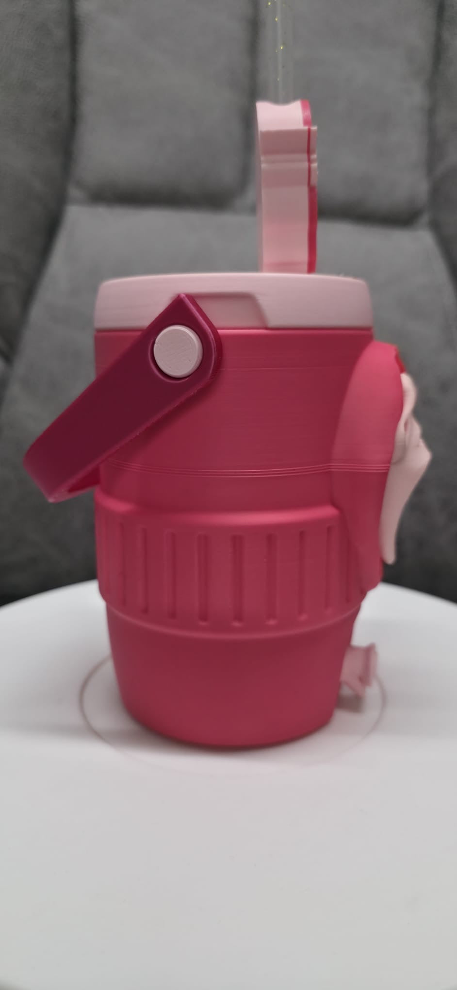 Pink Ghost Mask 3D Printed Can Cooler – 330ml