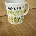 Funny Father’s Day personalised cactus mug, gifts for dads, coffee drinkers gifts, tea drinker gift, funny gifts, Father’s Day, 11oz ceramic mug Swear Message
