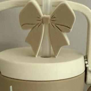 Straw Topper - Elegant Bow Design for Drinks, Enhances Any Beverage's Aesthetic, Versatile for All Straws