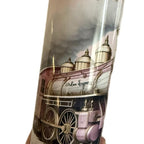 Express Train Christmas Themed Hot and Cold Drinks Tumbler with Lid and Straw Festive Design Drinkware Flasks Portable Mug Water Bottles Bottled
