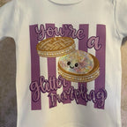 Glitter Dumpling T-Shirt for Children in Various Sizes 100% Cotton Fun Festive Design Perfect for Kids British Style