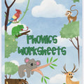 Phonics Colouring Worksheet Book with 20 Pages for Kids Learning Fun and Development