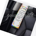Autistic child on board what to do in an emergency seat belt cover, autistic chilld, sen child, non-verbal