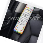 Autistic child on board what to do in an emergency seat belt cover, autistic chilld, sen child, non-verbal