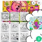 Funny adult stoner colouring books 4 to choose from