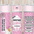 Christmas cheer spray hot and cold drinks tumbler with lid and straw Drinkware Flasks Insulated Water Bottles Portable Mug Bottled
