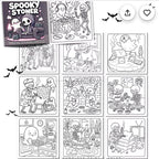 Funny horror colouring books 3 to choose from cute serial killer, spooky stoner and Halloween stoner