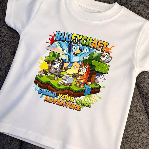 Building blocks high quality t-shirt for younger children
