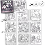 Spooky stoners adult colouring horror book