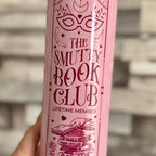 Pink Smutty Book Club 20oz Tumbler with Lid and Straw for Hot and Cold Drinks - Perfect for Book Lovers