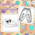 Cute Bold and Easy Colouring Book for All Ages - Fun and Engaging Pages for Kids and Adults
