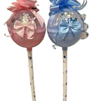 Blue Easter bunny themed giant  fillable plastic lollipop Easter, birthday or Valentine’s Day gift bouquet mother's Hermione Granger