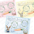 Easter rabbit board to leave out for the Easter bunny