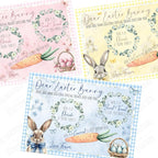Easter rabbit board to leave out for the Easter bunny