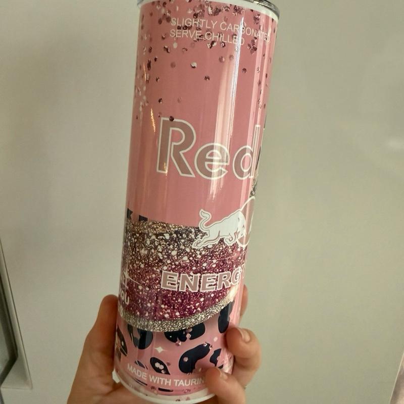 20oz pink tumbler with lid and straw for hot and cold drinks Insulated Colorful