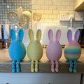 Easter egg bunny surprise holder with articulated legs. Easter gift, Easter gift holder option to add on extras