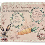 Easter rabbit board to leave out for the Easter bunny