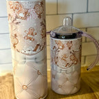 Christmas Themed Tumblers with Lid and Straw in 20oz and 12oz Sippy Cups Featuring Festive Gingerbread Design Bottle Drinkware Water Bottles Insulated Bottled Portable Washable Reusable Flasks