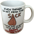 Funny Father’s Day mug, humour mug, funny mug, Father’s Day gift, step father gift, step dad gift, bonus dad gift, funny, coffee cup