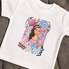 Children’s Rachel t-shirt available in different sizes in a organic cotton material