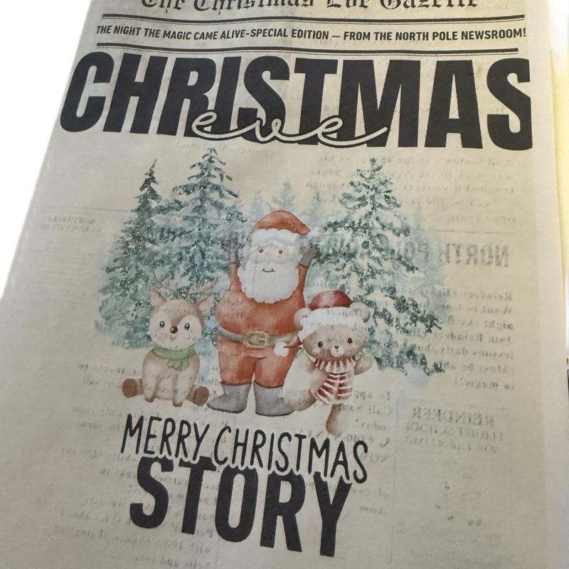 Christmas Eve newspaper for your children to enjoy great for Christmas Eve boxes