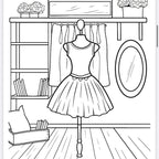 Ballerina Colouring Book Perfect for Any Ballerinas Who Love to Colour Featuring Adorable Tutus and Ballet Scenes