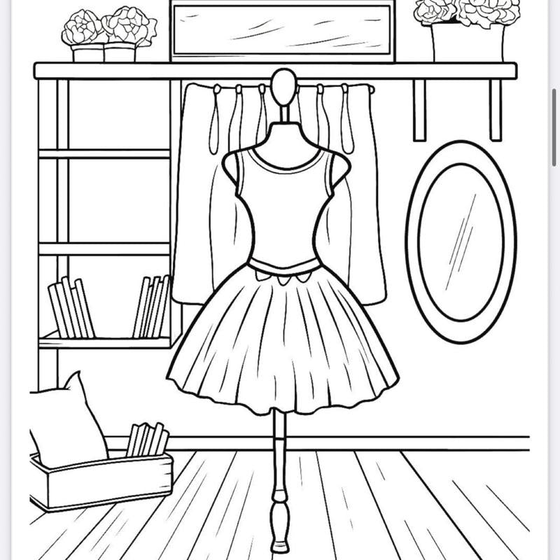 Ballerina Colouring Book Perfect for Any Ballerinas Who Love to Colour Featuring Adorable Tutus and Ballet Scenes