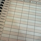 weight loss planner/journal with 15 different pages included to keep you on track