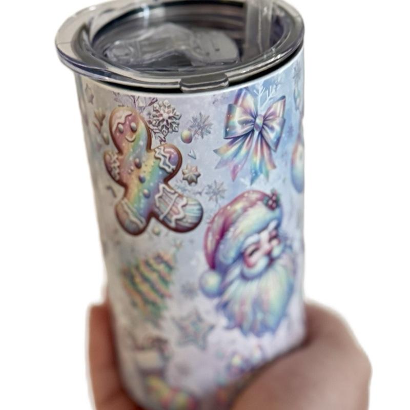 Christmas Themed 20oz Tumbler with Lid and Straw & 12oz Matching Sippy Cup with Two Different Lids for Festive Drinks Drinkware Flasks Insulated Set Mug Bottles Water Bottles Bottled