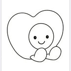 Jelly teddies colouring book 20 pages love edition