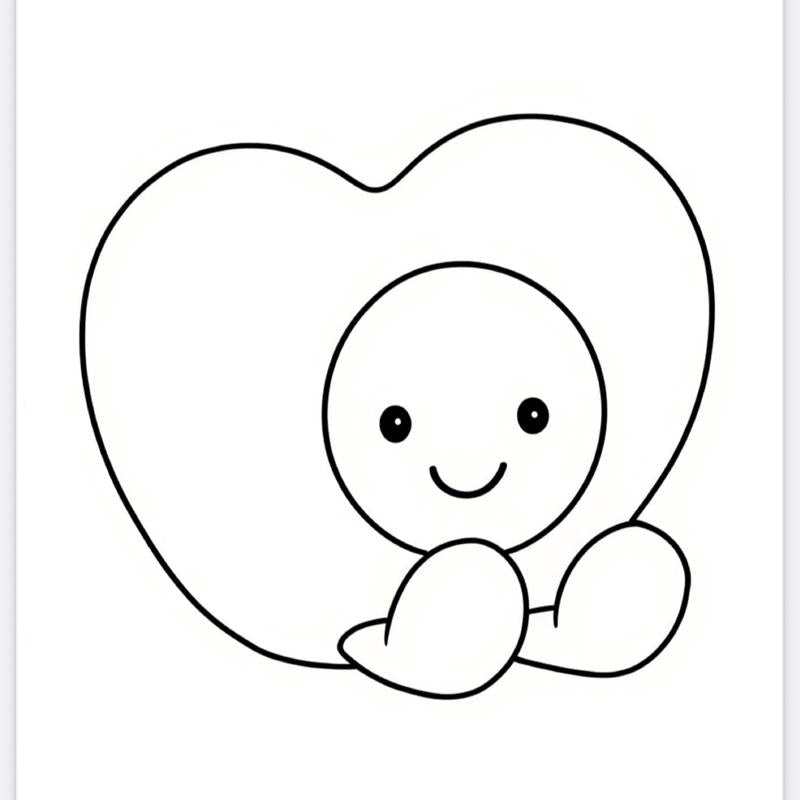 Jelly teddies colouring book 20 pages love edition