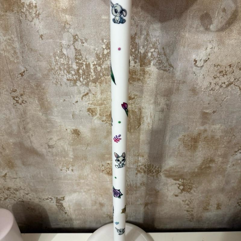 Giant fillable Easter themed plastic lollipop in pink or blue-not filled Gift, organiser. Easter, birthday or valentines gift