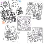 Funny horror colouring books 3 to choose from cute serial killer, spooky stoner and Halloween stoner