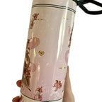 Bad b Christmas themed train 20oz tumbler for hot and cold drinks Drinkware Flasks Insulated Lid Portable Mug Bottled Water Bottles