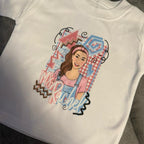 Children’s Rachel t-shirt available in different sizes in a organic cotton material