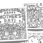 Mother’s Day themed colouring book perfect gift for any mums