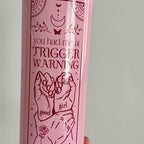 Pink Smutty Book Club 20oz Tumbler with Lid and Straw for Hot and Cold Drinks - Perfect for Book Lovers