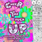 Adult humour sweary colouring book
