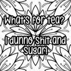 Adult themed humour colouring book 20 pages