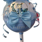 Blue Easter bunny themed giant  fillable plastic lollipop Easter, birthday or Valentine’s Day gift bouquet mother's Hermione Granger