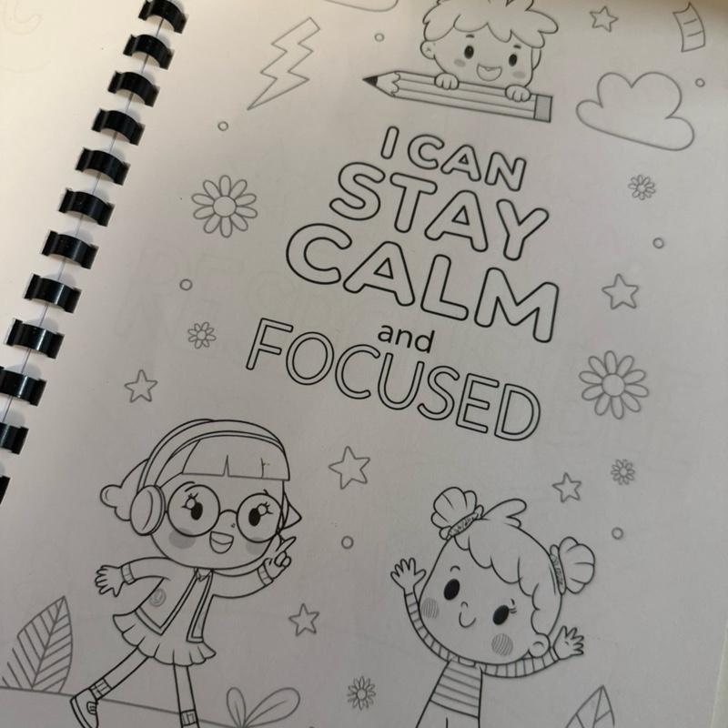 Childrens Positive Affirmations Colouring Book with Fun Characters and Inspirational Quotes for Kids