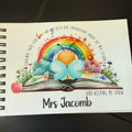 Personalised Teachers a6 notebook, perfect appreciation, end of term gift