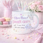 Fibro Warrior Fibromyalgia Mug 10 Designs Available for Fibro Warriors Pain Chaos and Caffeine Theme