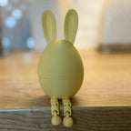 Easter egg bunny surprise holder with articulated legs. Easter gift, Easter gift holder option to add on extras