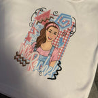 Children’s Rachel t-shirt available in different sizes in a organic cotton material