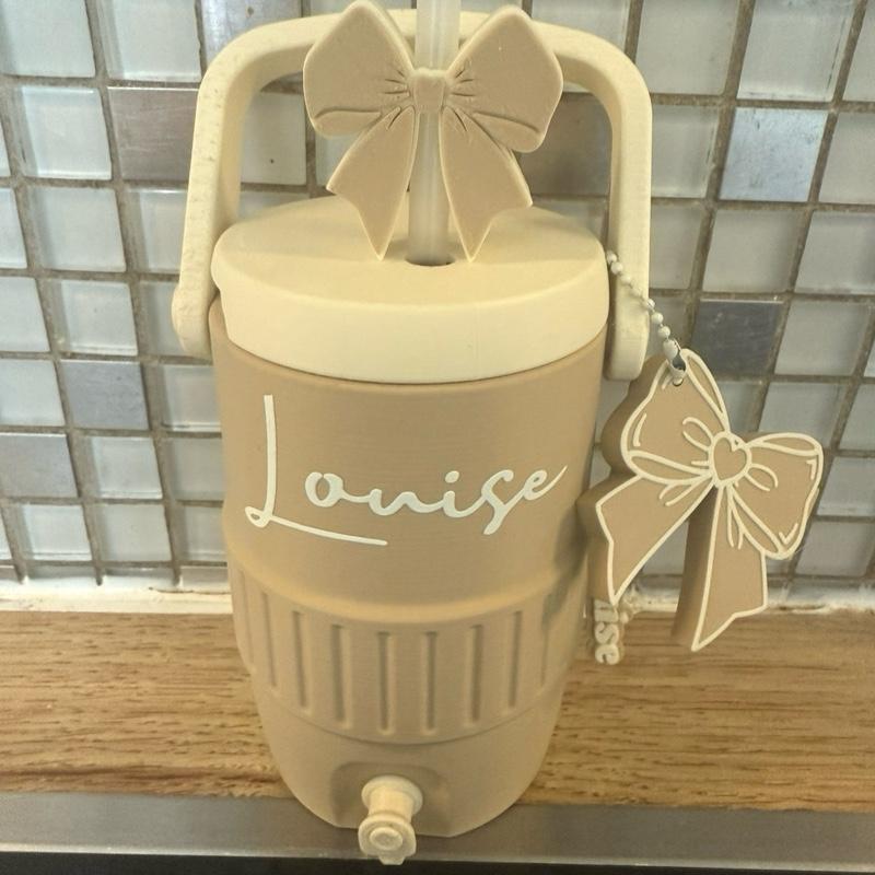 Straw Topper - Elegant Bow Design for Drinks, Enhances Any Beverage's Aesthetic, Versatile for All Straws